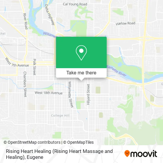 Mapa de Rising Heart Healing (Rising Heart Massage and Healing)