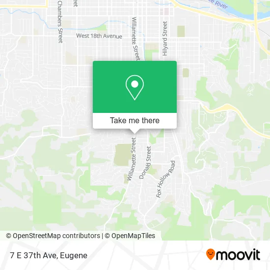 Mapa de 7 E 37th Ave