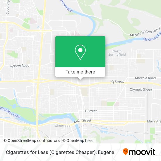 Cigarettes for Less (Cigarettes Cheaper) map