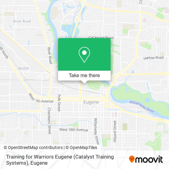 Training for Warriors Eugene (Catalyst Training Systems) map