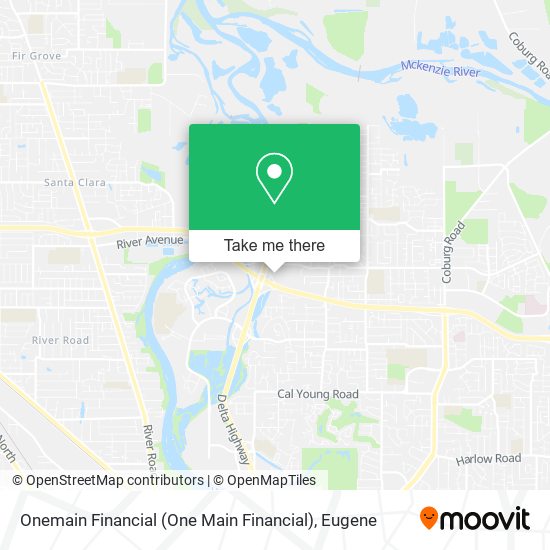 Mapa de Onemain Financial (One Main Financial)