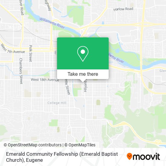 Mapa de Emerald Community Fellowship (Emerald Baptist Church)