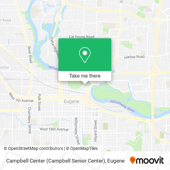 Mapa de Campbell Center (Campbell Senior Center)