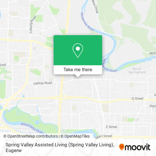 Spring Valley Assisted Living map