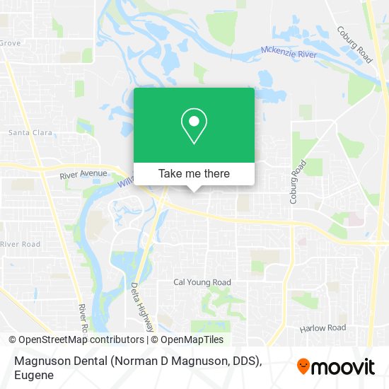 Magnuson Dental (Norman D Magnuson, DDS) map