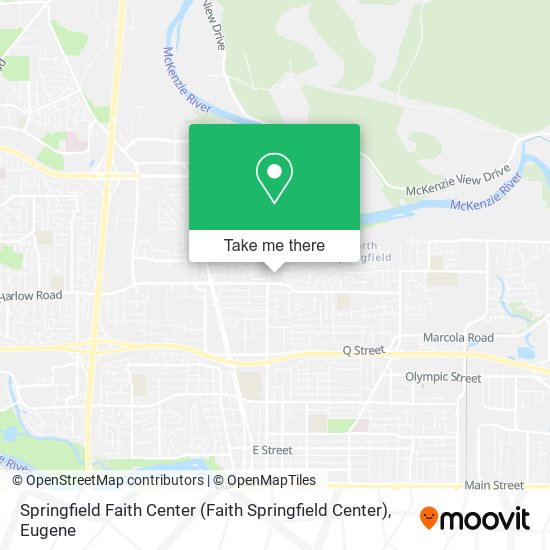 Mapa de Springfield Faith Center