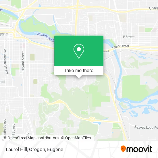 Mapa de Laurel Hill, Oregon