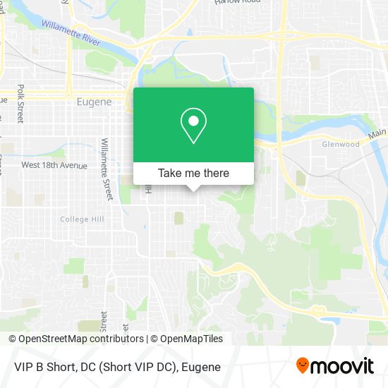 VIP B Short, DC (Short VIP DC) map
