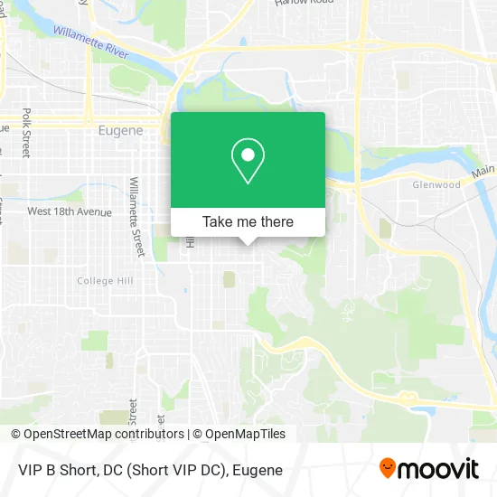 VIP B Short, DC (Short VIP DC) map