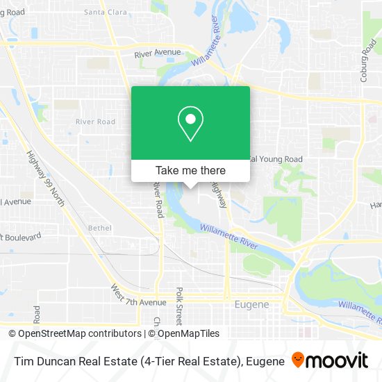 Tim Duncan Real Estate (4-Tier Real Estate) map