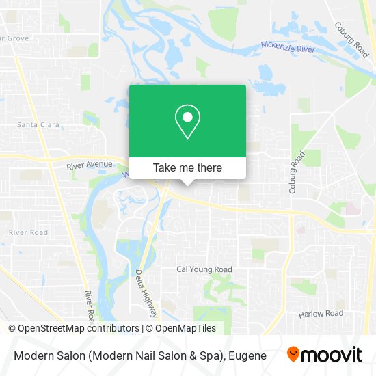 Mapa de Modern Salon (Modern Nail Salon & Spa)