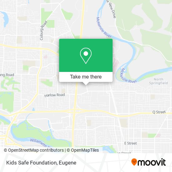 Kids Safe Foundation map