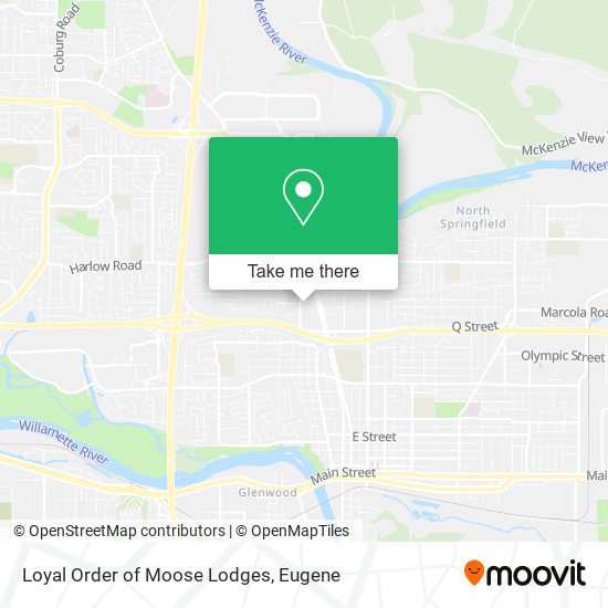 Mapa de Loyal Order of Moose Lodges