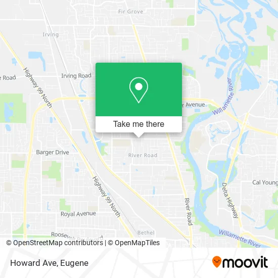 Mapa de Howard Ave
