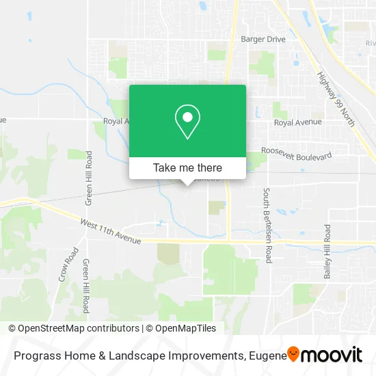 Prograss Home & Landscape Improvements map