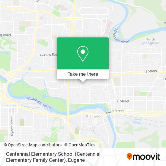 Mapa de Centennial Elementary School (Centennial Elementary Family Center)