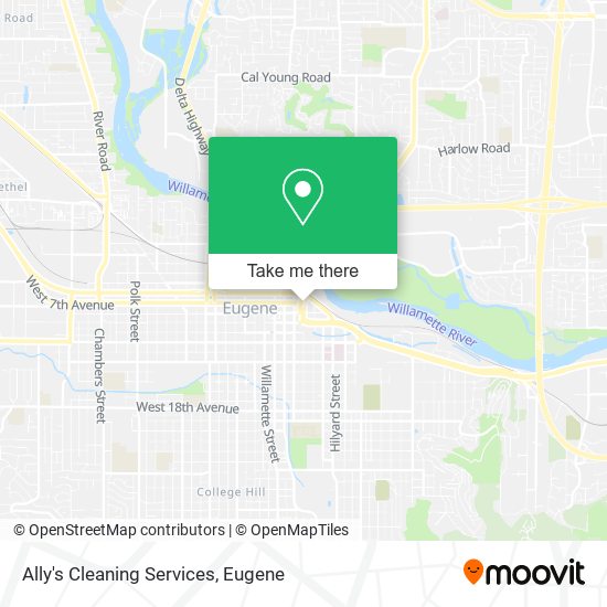 Mapa de Ally's Cleaning Services
