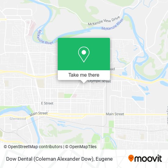 Dow Dental (Coleman Alexander Dow) map