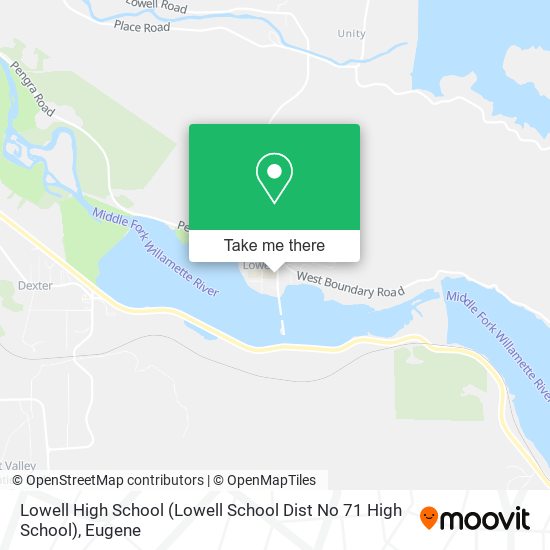 Lowell High School (Lowell School Dist No 71 High School) map