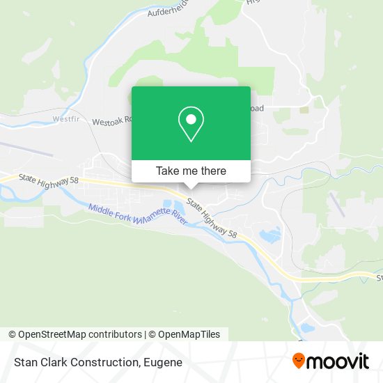 Stan Clark Construction map