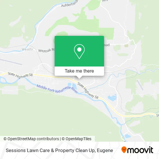 Mapa de Sessions Lawn Care & Property Clean Up