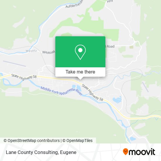 Lane County Consulting map