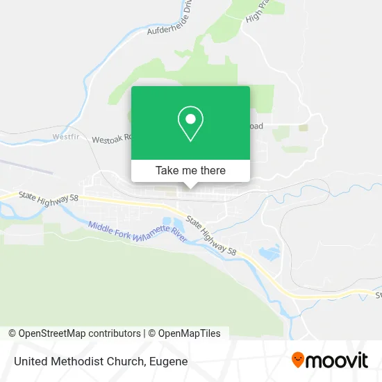 United Methodist Church map