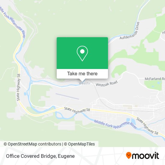 Office Covered Bridge map