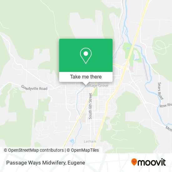 Passage Ways Midwifery map