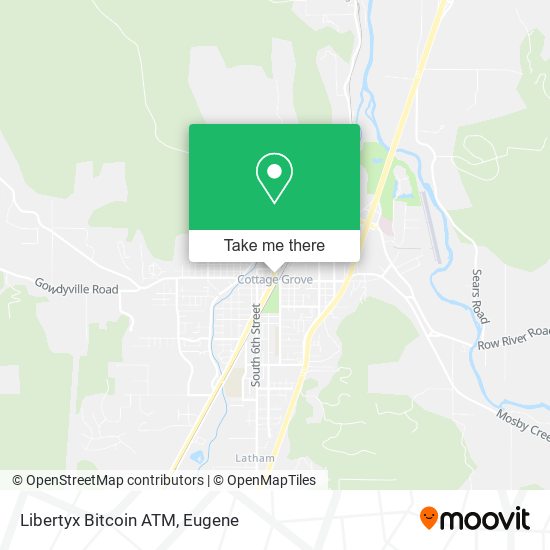 Mapa de Libertyx Bitcoin ATM