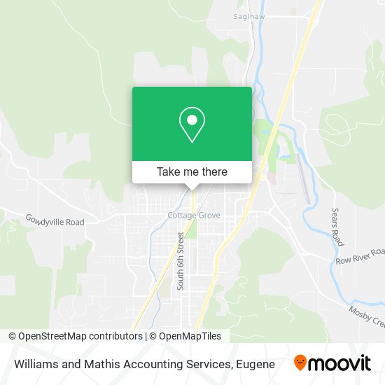 Williams and Mathis Accounting Services map