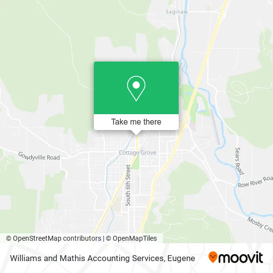 Williams and Mathis Accounting Services map