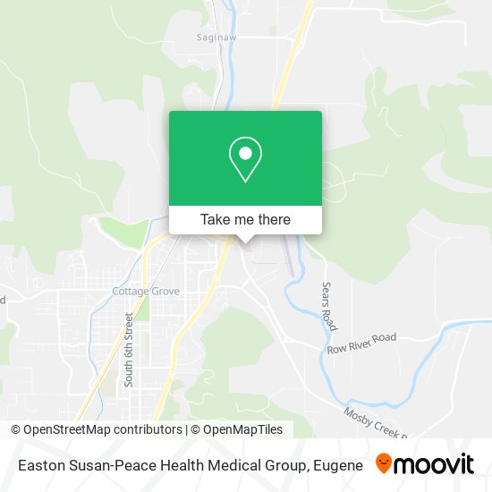 Mapa de Easton Susan-Peace Health Medical Group