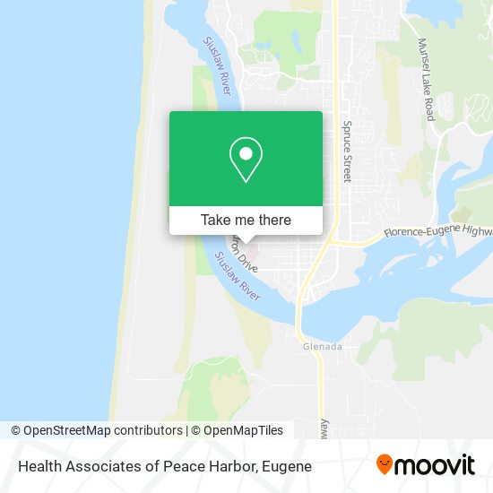 Health Associates of Peace Harbor map