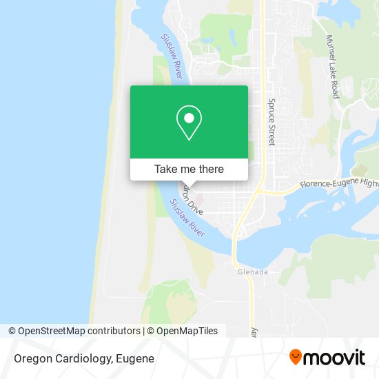 Oregon Cardiology map