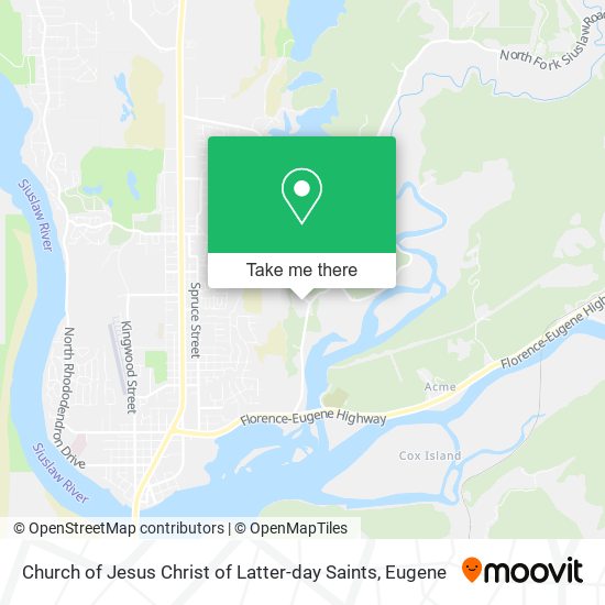 Church of Jesus Christ of Latter-day Saints map