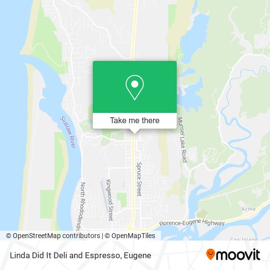Mapa de Linda Did It Deli and Espresso