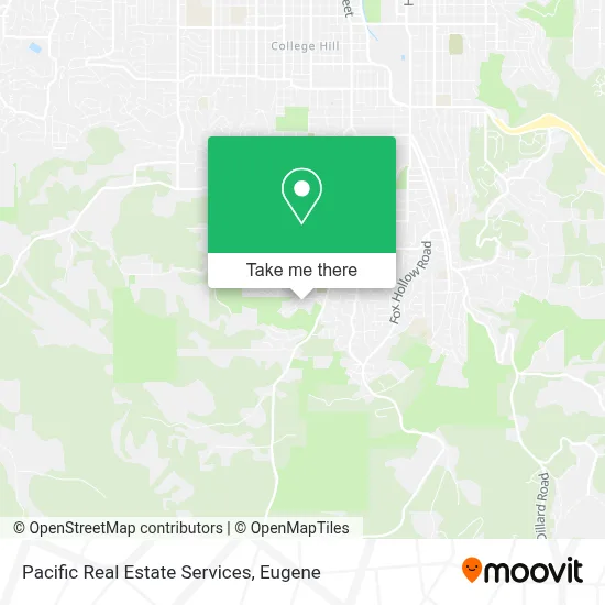 Pacific Real Estate Services map