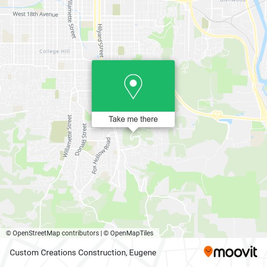 Custom Creations Construction map
