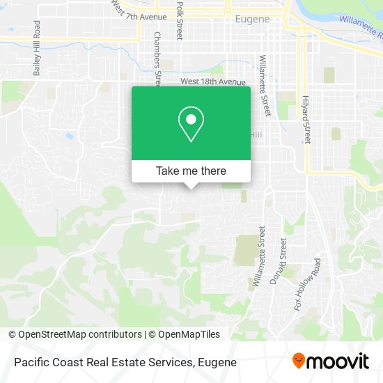Pacific Coast Real Estate Services map