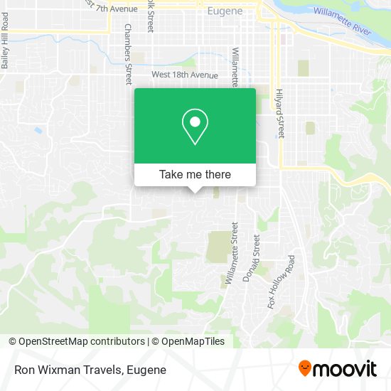 Mapa de Ron Wixman Travels