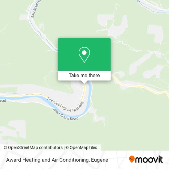 Award Heating and Air Conditioning map