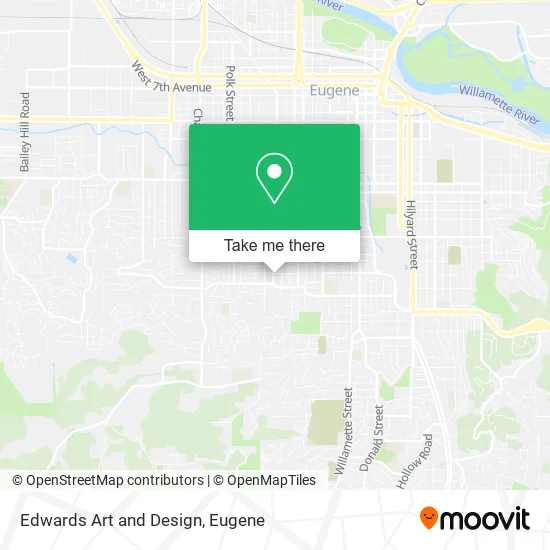 Edwards Art and Design map