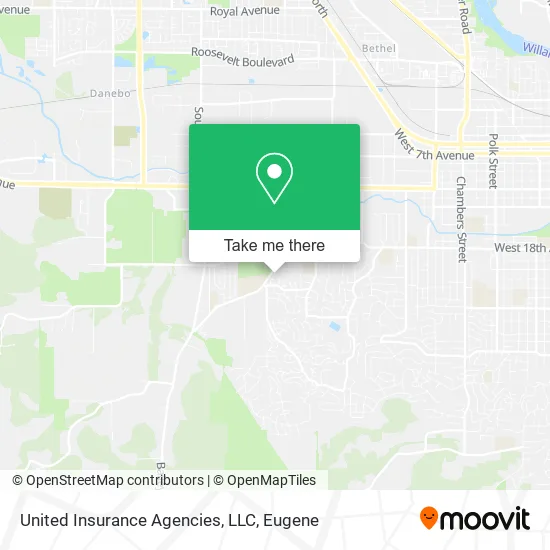 Mapa de United Insurance Agencies, LLC