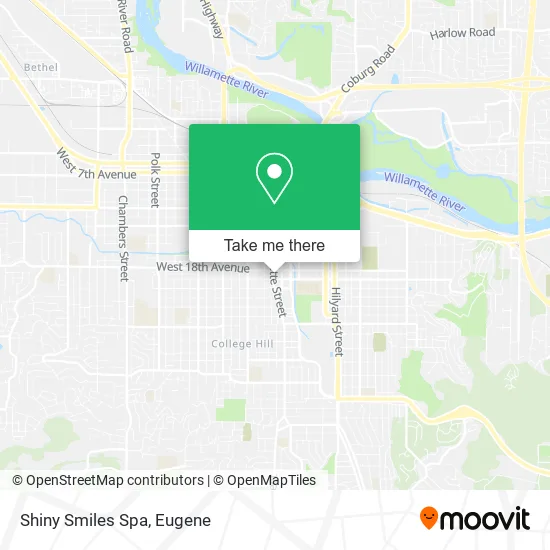 Mapa de Shiny Smiles Spa