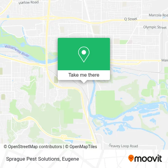 Sprague Pest Solutions map