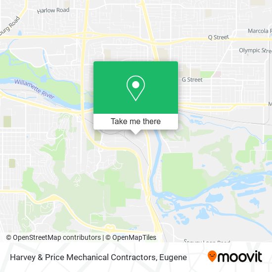 Harvey & Price Mechanical Contractors map