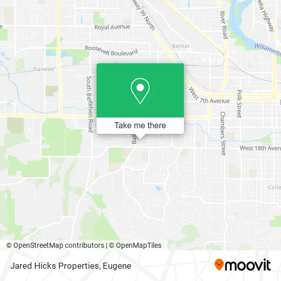 Mapa de Jared Hicks Properties