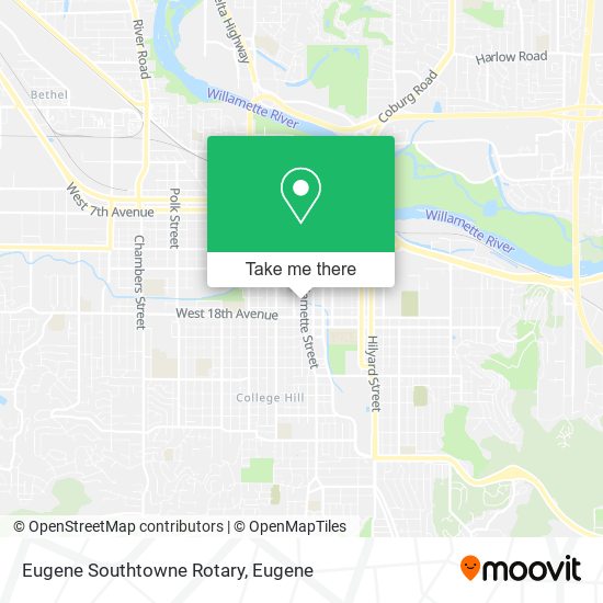 Eugene Southtowne Rotary map