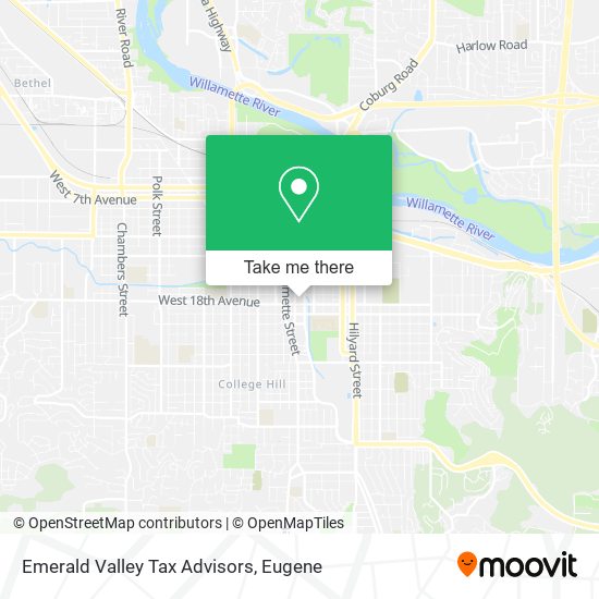 Emerald Valley Tax Advisors map